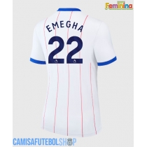 Camisa de time de futebol Chelsea Emmanuel Emegha #22 Replicas 3º Equipamento Feminina 2026-27 Manga Curta